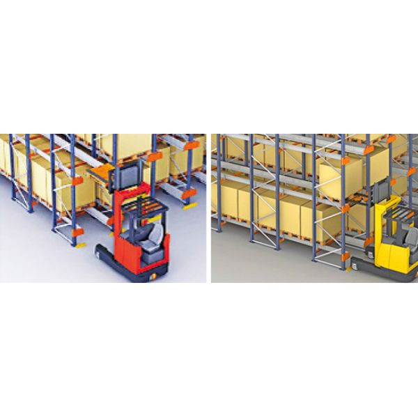 Radio Shuttle Racking Pallet Runner Rack