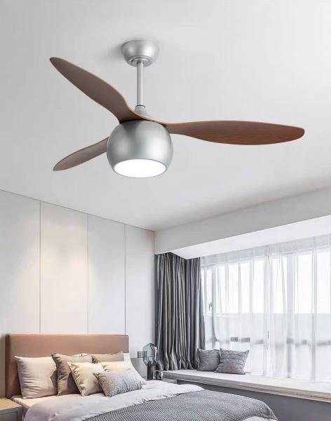 Modern 42/52 Inch LED Ceiling Fan with Mute Light Iron Body & Remote Control for Living Room Use-Direct from Factory