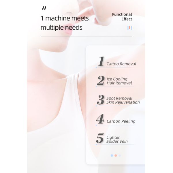 portable Beauty Machine E-light laser removal machine laser hair removal painless with home use beauty salon machine