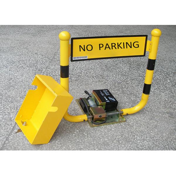 Battery Powered Car Parking Lock with Rechargeable Battery Burglar-proof and 530mm Rising Height