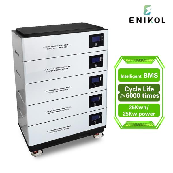 Складируемая литийная батарея 48v 100ah LiFePo4 батарея 5120WH энергосберегающий контейнер