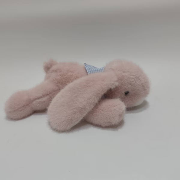 3 Assorted 18cm Crouching Lop-eared Rabbit Plush Toys Soft & Cute Stuffed Bunny for baby