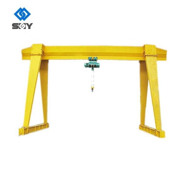 Industrial EOT Single Girder Gantry Crane Trolley 3 Ton 6 Ton 3 Phase 380VAC