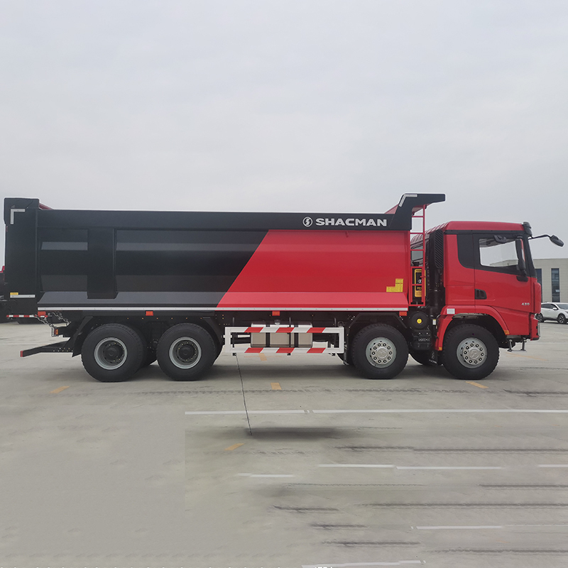Shacman X3000 8X4 Dump Truck 430HP 12 Wheel Configuration for Mining Construction