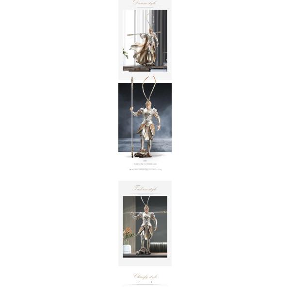 Ornaments Black Mythology Wukong Golden Hoop Desktop Figure Monkey King vs Buddha TV Cabinet Decor