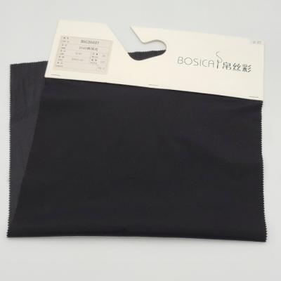Crinkle Stretch 58'' Polyester Nylon Spandex Fabric Black Ripstop Nylon Fabric