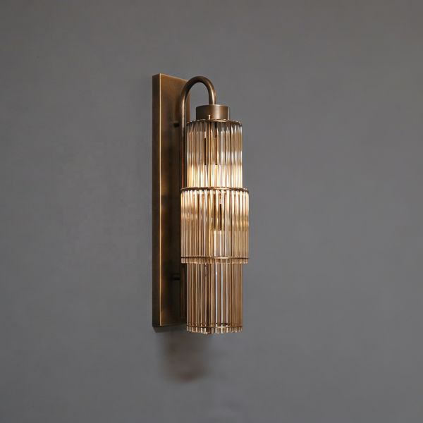 Brass Material Wall Lamp with 2700K Warm White Light and 30000 Hours Lifespan