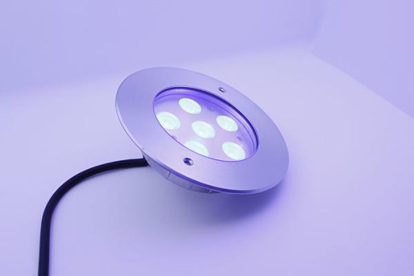 Multi Color 6*3 Cree LED Underwater Pool Lights DMX Ip68 3 Years Warranty