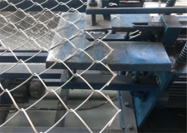 Silver Chain Link Fence Fabric 50x50mm Weave Hot Galvanized Steel Wire For Engineering