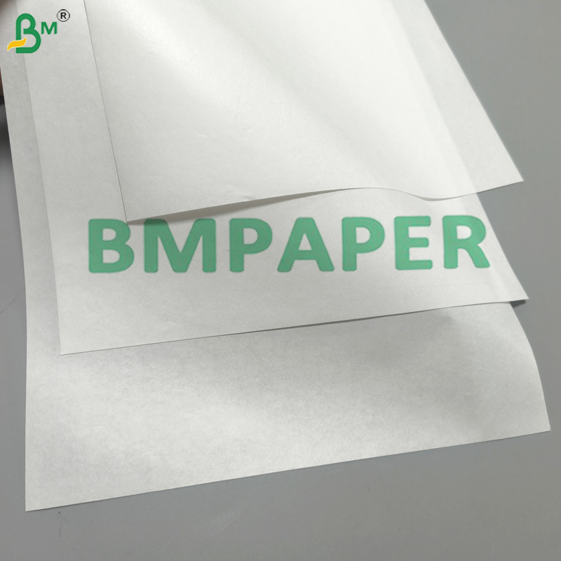 Custom Print 40g+12g Single Side PE Laminated White Kraft Paper