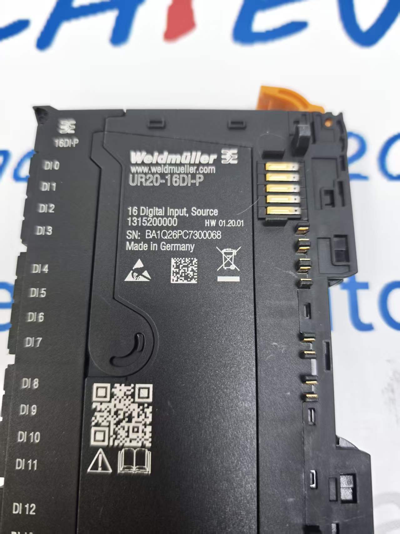 Weldmuller UR20-16DI-P u-remote 16-Channel PNP Digital Input Remote I/O Module