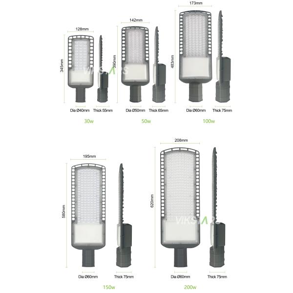 Городское уличное освещение светодиодные уличные светильники 30 Вт 50 Вт 100 Вт 150 Вт 200 Вт Внешние