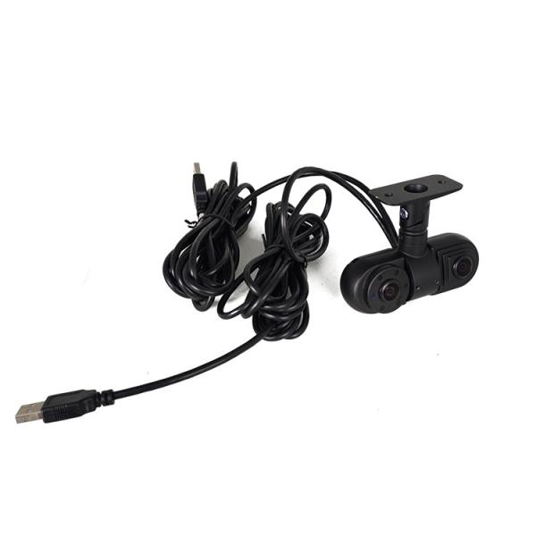 Автобус Двойной широкоугольный объектив 2CH 1080P HD внутри передней автомобильной камеры с датчиком CMOS / CCD