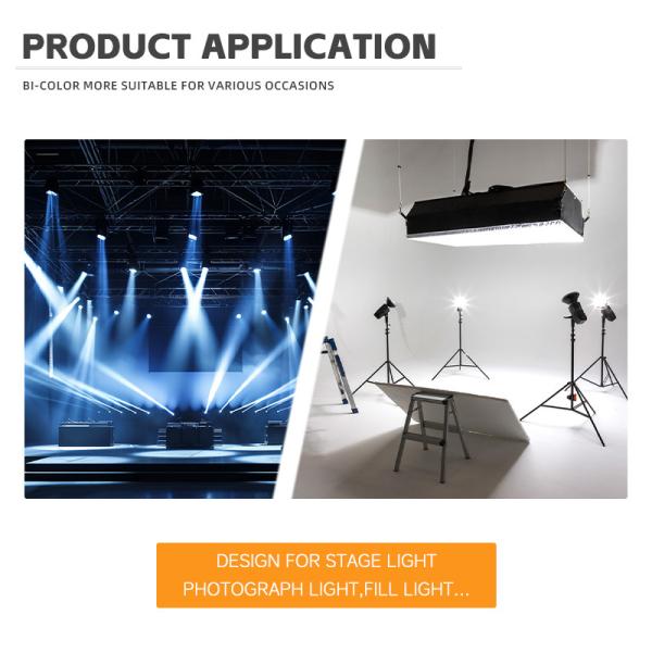 Высокая мощность 300W 6060 Led Cob Chip Bi Color для камеры