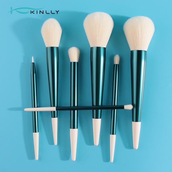 A escova de nylon macia da composição do cabelo do punho da resina ajustou jogos de ferramentas cosméticos da beleza