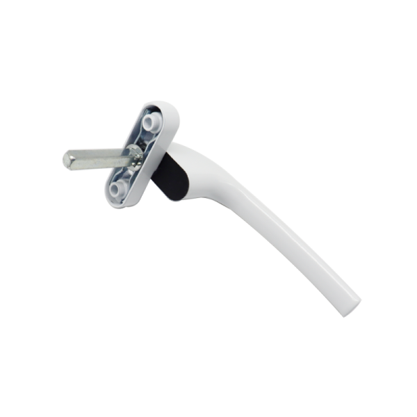 Custom Made LOGO Aluminum Alloy Window Handle with Powder Coating for UPVC Doors and Windows