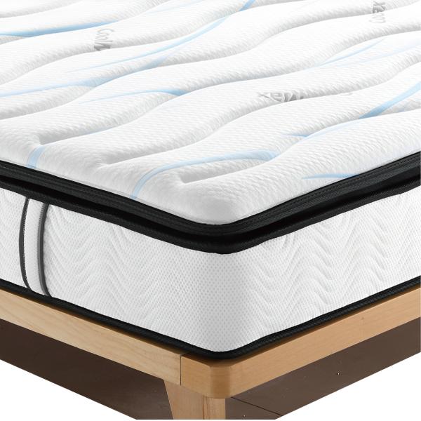 Natural Home Bedroom Massage Nine-zone Independent Spring Mattress with Modern Design