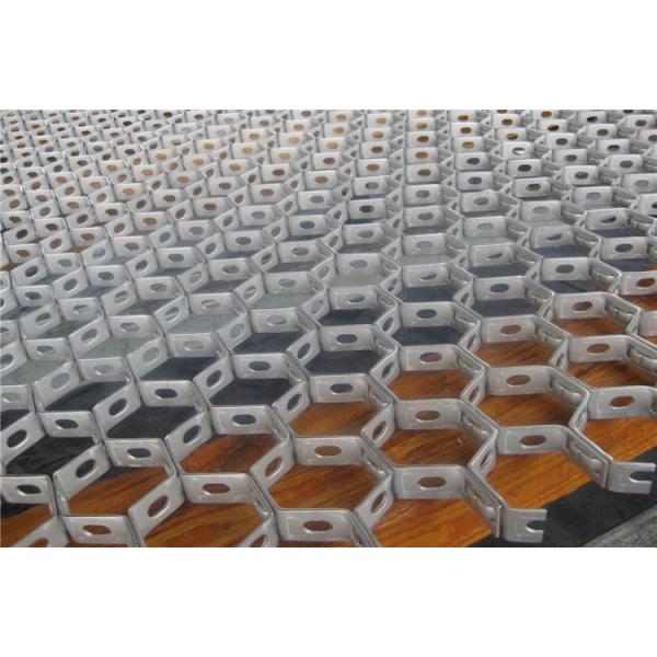 304/316 Stainless Steel Hex Steel For Refractory Lining With 50X50mm Mesh