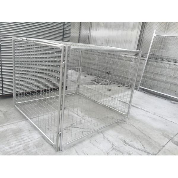 Customized Galvanised Steel Rubbish Cage HDG 14 Microns / 42 Microns