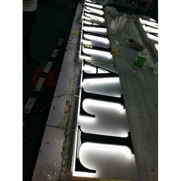 10000K Backlit Channel Letter Signs 25.4mm Depth For Business