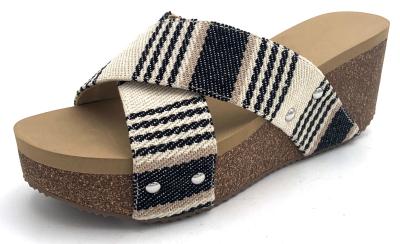 Medium Width Womens Mule Heels Stylish Solid Pattern For Business