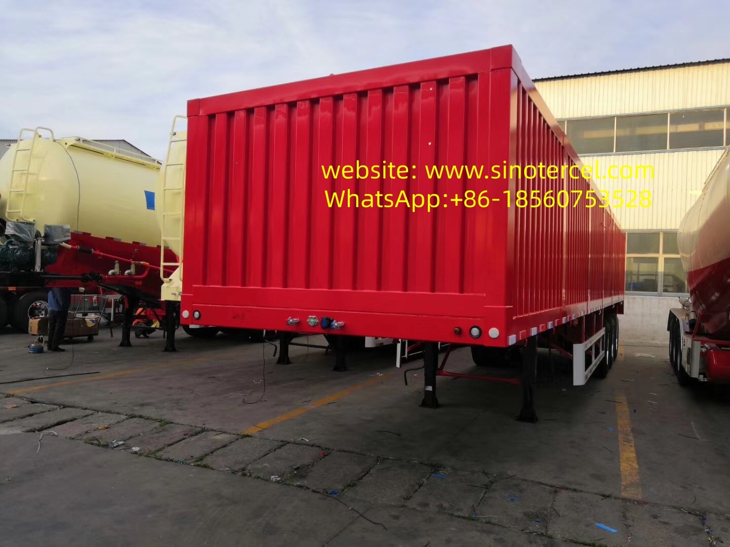 Box Semi Trailer Personalized Enclosed Semi Trailer 