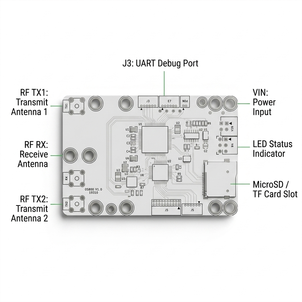 Software-Defined Radio SDR Multi-Channel RF Signal Source – 100MHz–6GHz Full-Band Coverage, 400MHz Sweep Bandwidth