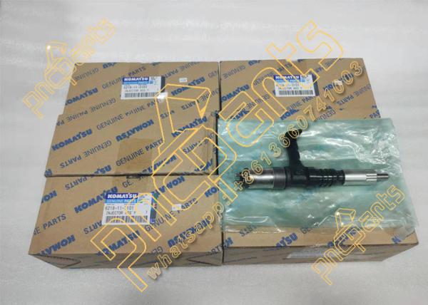PC600-7 Diesel Fuel Injector 6218-11-3101 SA6D140E Komatsu Excavator Parts