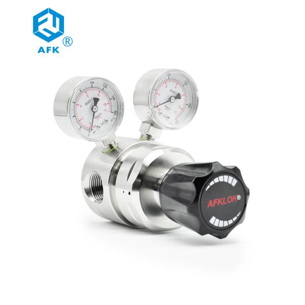 250psi Stainless Steel Low Pressure Regulator CO2 Oxygen Helium Nitrogen Gas Cylinder