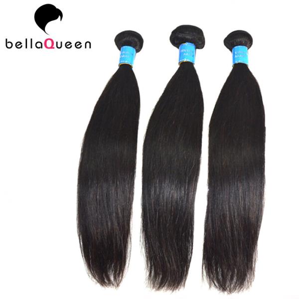 Extensão malaia pura do cabelo do Virgin da categoria 7a, extensões do cabelo humano das mulheres negras
