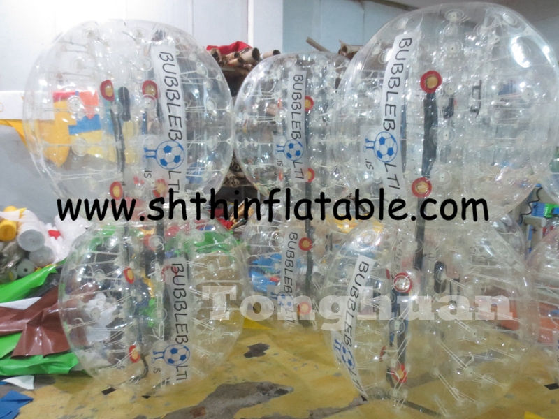 Inflatable Human Bubble Bumper Ball for Football China Factory TPU PVC Material 1.2-2m for Adults