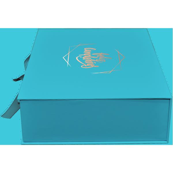 Magnetic Pantone 1200gsm Cardboard Gift Boxes Wig Packaging