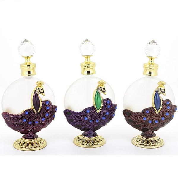 30ml Arabic Empty Glass Essential Oil Bottle Middle East Perfume UV Coating