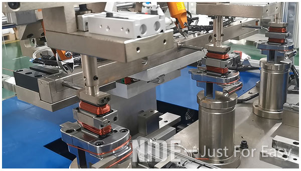 3 Stations BLDC Motor Segmented Stator Winding Machine