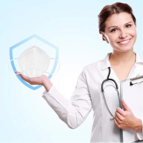 N95 Disposable Respirator For Anti Pollution / Bacteria / Dust / Covid-19