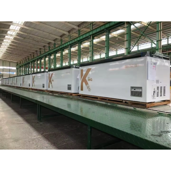 Supermarket Top Glass Freezer Glass Chest Freezer Customized Logo