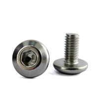 Metric Truss Head Socket Cap Screw 18-8 aço inoxidável acabamento brilhante Full Thread ISO7380