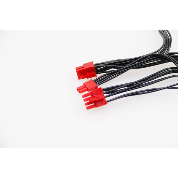 QingSea Power Supply Modular Cable Kit 24 Pin 8Pin 6Pin Length 610mm Black