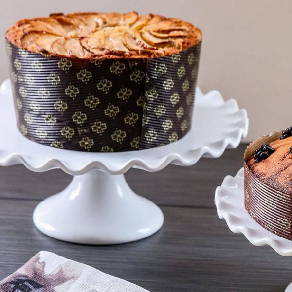 Древесина прессформы Kraft высокорослого кулича бумажная печь жиронепроницаемая 4 дюйма