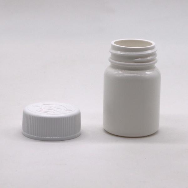Small Capacity 40ml HDPE Plastic Bottle with Screw Cap and Custom Label Printing