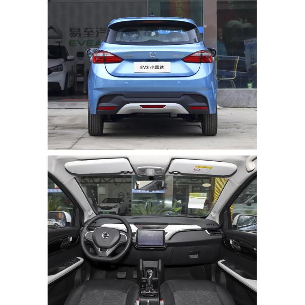 JMEV EV3 Pure Electric High Speed 100Km/h 4 Four Wheel Electric Vehicle 0km Best Used Car with 2390mm Wheel Base 2023