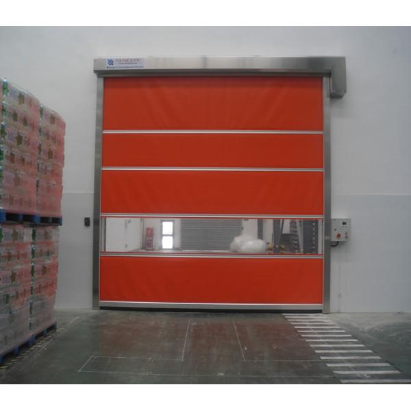 Уборная комната высокоскоростной ПВХ шторы промышленной руловой дверь касательный панель