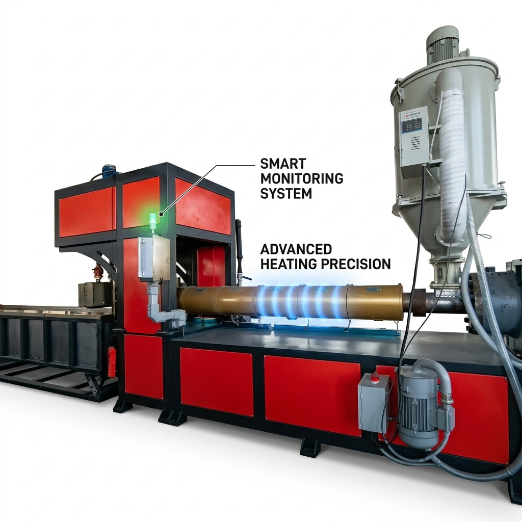 90rpm PP Strap Extrusion Line 400kg/H 50HZ Pet Strapping Band Extrusion Line