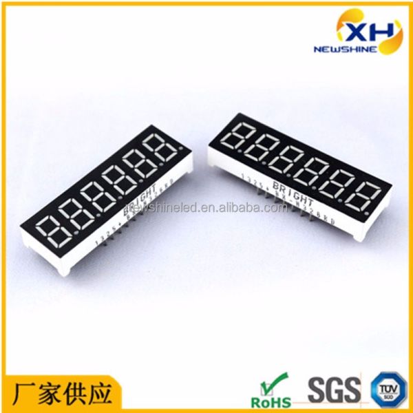 0.56 Inch 6 digit LED Seven Segment Display