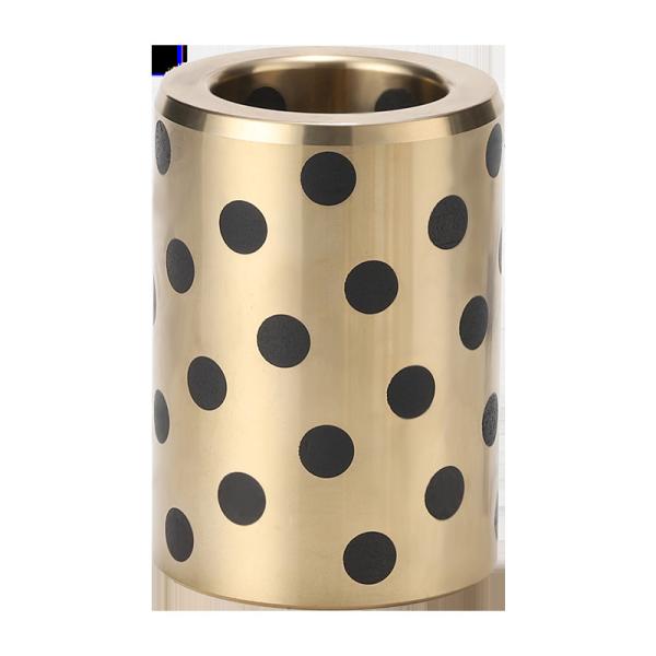 Bronze Graphite Plugged Bushings Straight Flanged Type