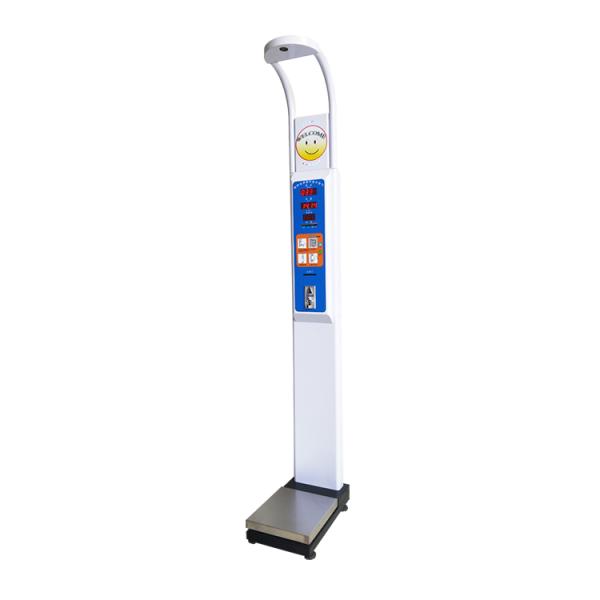 Professional CE Certified Ultrasonic BMI Height and Weight Scale for Accurate Measurements