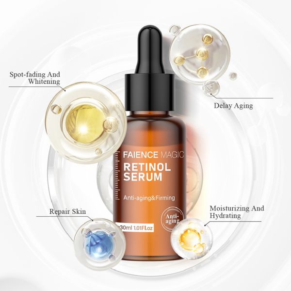 FAIENCE MAGIC OEM Hyaluronic Acid and Retinol Whitening Moisturize Friming Retinol Serum Skin Care Products