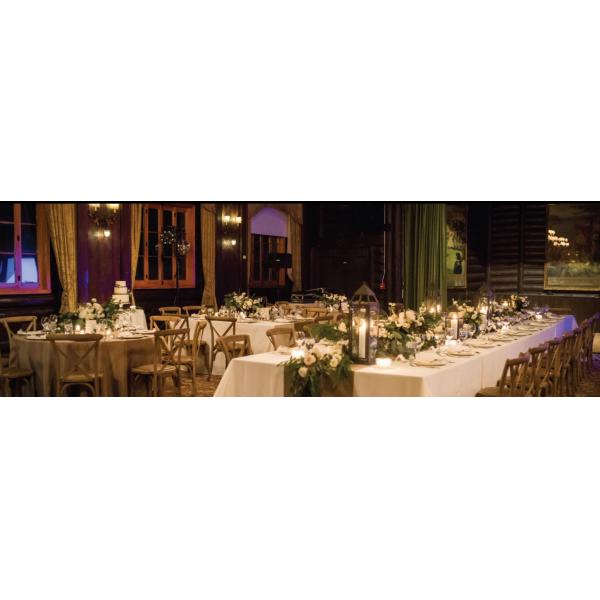 Nice design customize rattan seat chair vintage oak cross stackable dining chair event wedding X chair