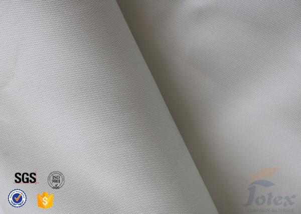 cobertura revestida do fogo da emergência da tela da fibra de vidro do silicone do branco de 14oz 0.45mm