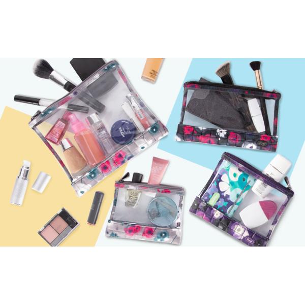 BAGEASE EVA PVC Cosmetic Bag For Women Zipper Waterproof Airline Makeup Travel Organizer Toiletry Bag Bagease Package